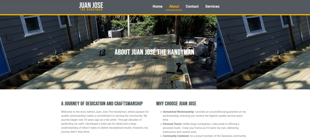 Juan Jose The Handyman