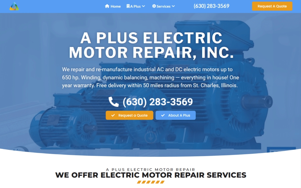 A Plus Electric Motor Repair