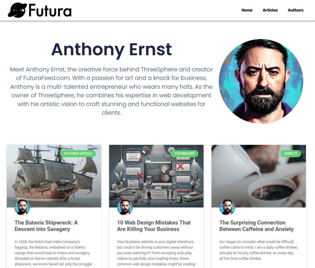 Futura Feed Authors Anthony Ernst